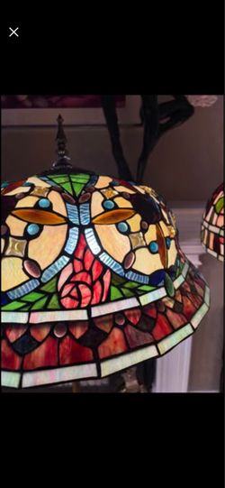 Tiffany Style Vintage Floor Lamp-22”