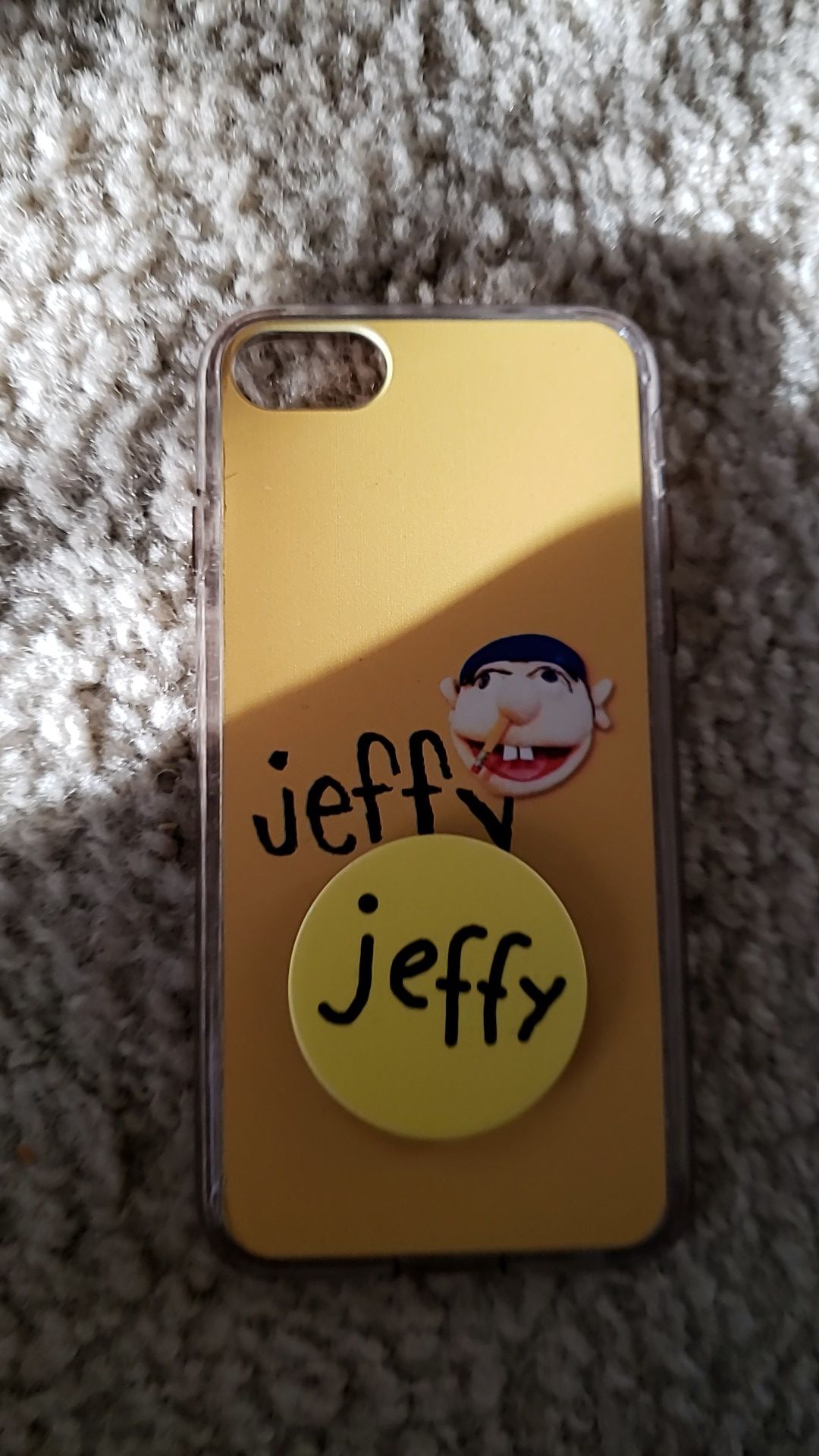 iPhone 7 Jeffy Case and Pog
