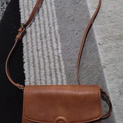 Universal Thread Crossbody Bags | Universal Thread Brown Leather Wallet Crossbody | Color: Brown | Size: One Size