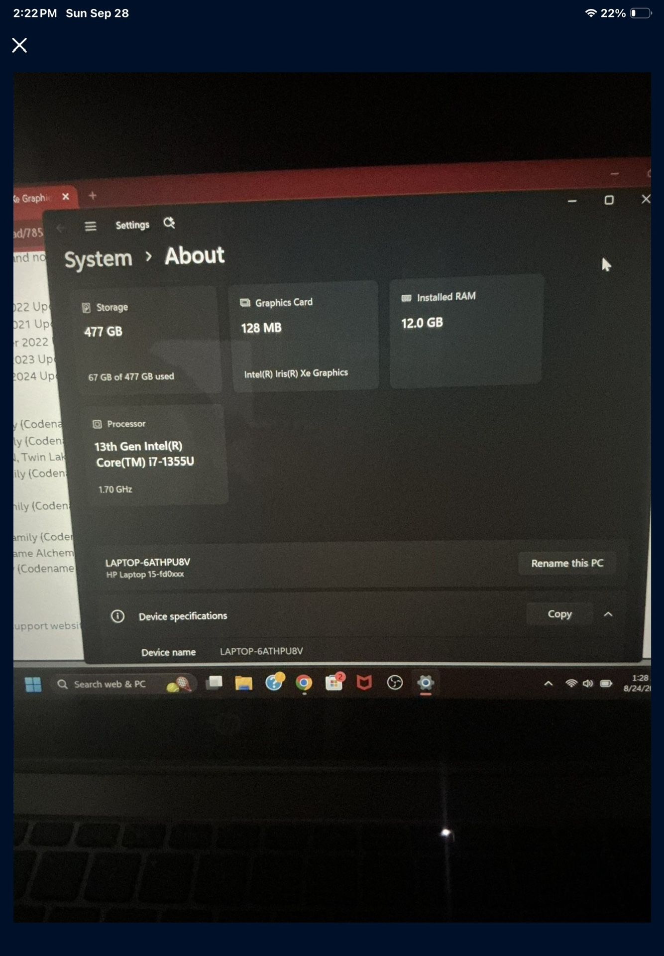 Hp Iris Xe Laptop