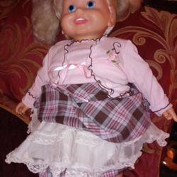 Antique Doll For Sale..plastic