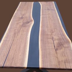 Beautiful black walnut Black River dining room tables