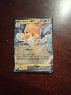 Pawmot ex Pokémon Card 073/197 Holo