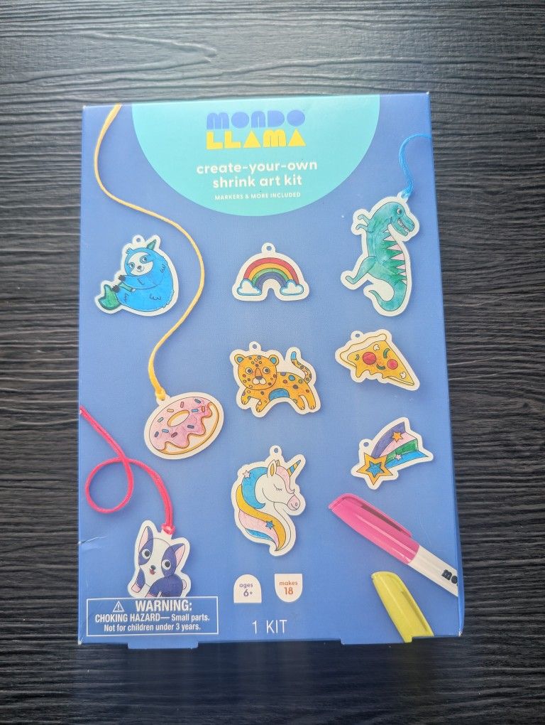 Kids Art - Create Your Own Shrink Art - New