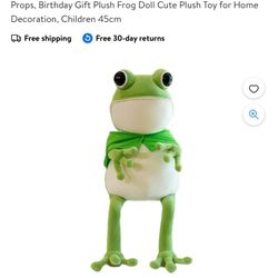 Frog Stuffed Toy Frog Stuffed Animal