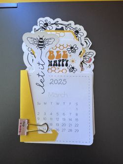 Custom Made Bee Calender 2025