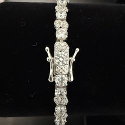 AAA Cubic Zirconia Tennis Bracelet 