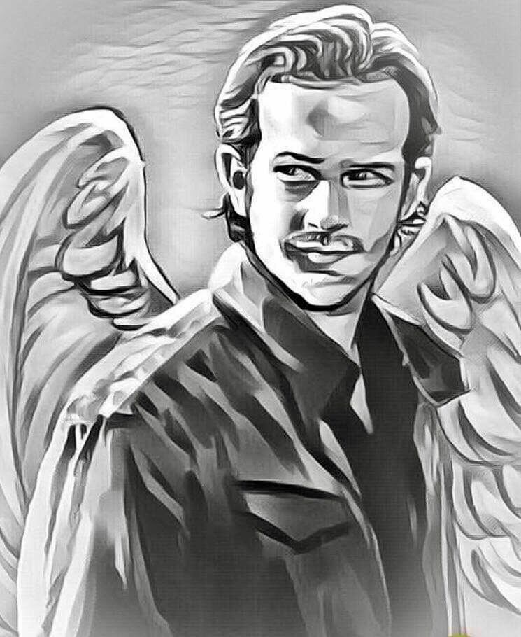 SUPERNATURAL GABRIEL ART PRINT NEW