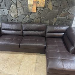 Leather Couch 