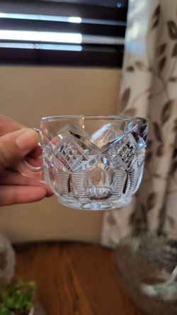 Set of 9 punch bowl cups