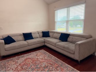 Couch with side table
