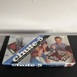 Chute-5 Strategy Dice Game Milton Bradley 4315 Vintage 1973