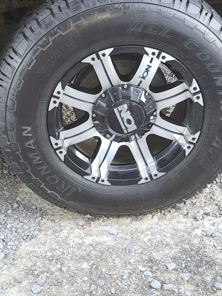 Ion Alloy Series 187 Black/MACHINED Wheel