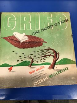 Grieg Piano Concerto in A Minor 1945 Columbia Masterworks 78 RPM Set MM-313 (VG)