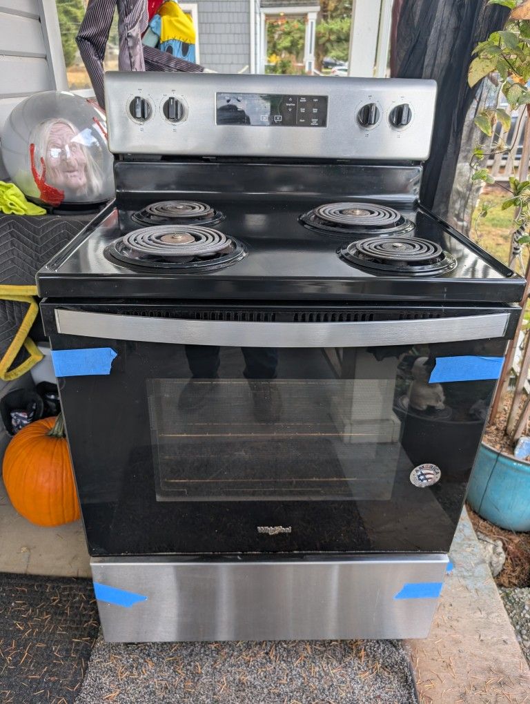 Whirlpool W11327920a Coil Top Electric Range