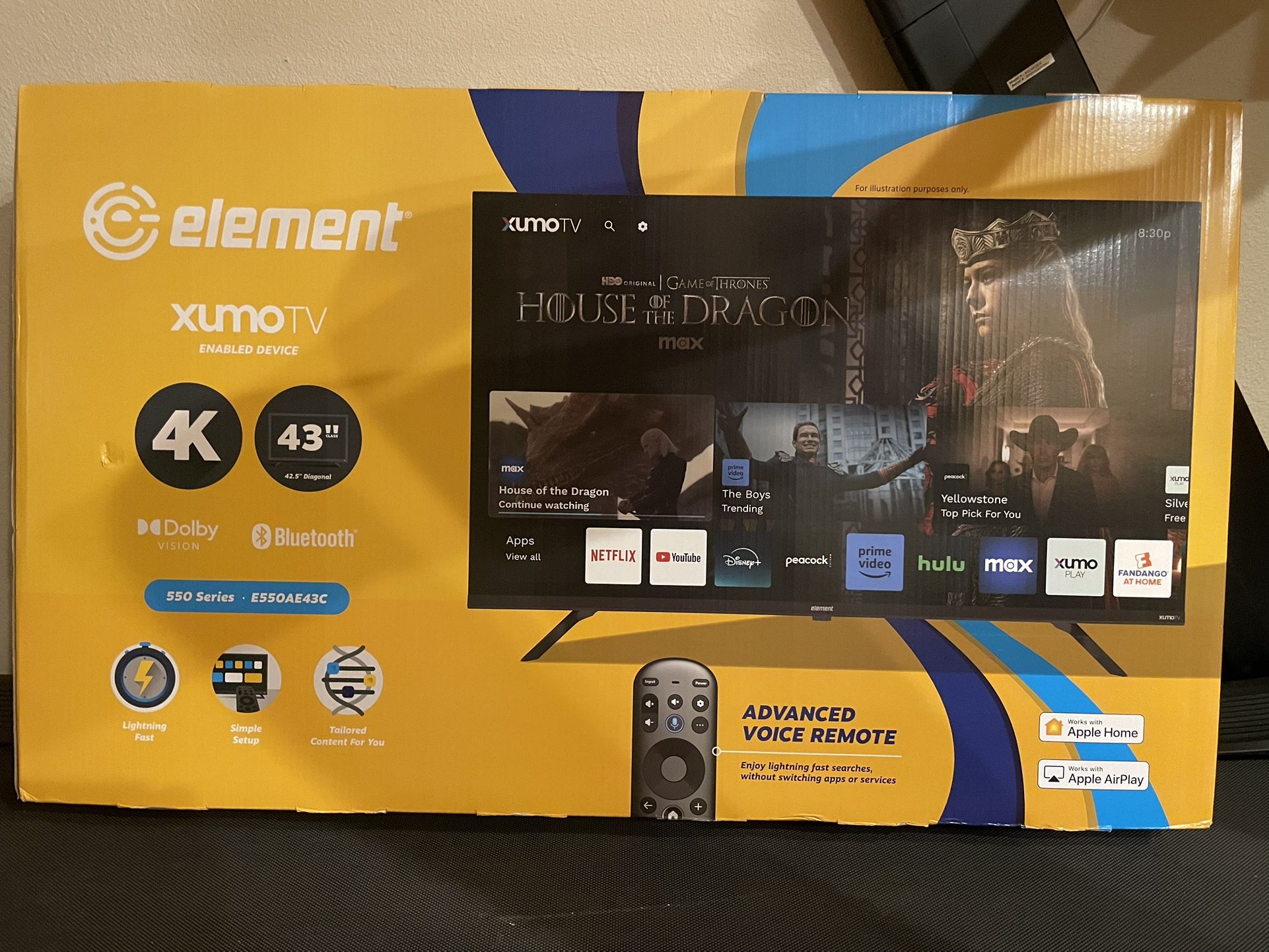 43” Element 4k Tv