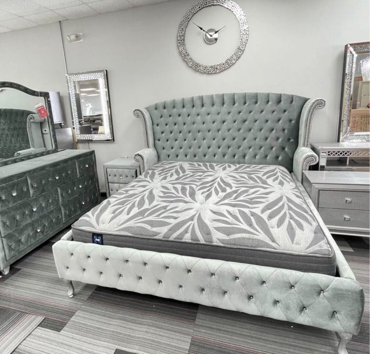 New 4 Pc Bedroom Set In Box 📦 Buy Now Pay Later $39 Down 