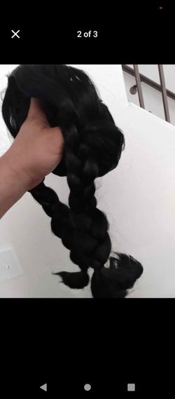 Brand New Black Braided Wig