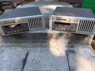 2 Tascam DA-88 Professional 8‑Track Digital Recorder for Hi‑8 Tape