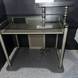 Glass Computer Desk 