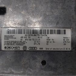 Audi A6 2006-2011 MMI And Bluetooth Control Module