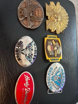 Vintage High End Harley Davidson belt buckles
