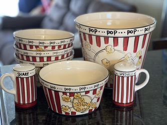 Ceramic Popcorn Set
