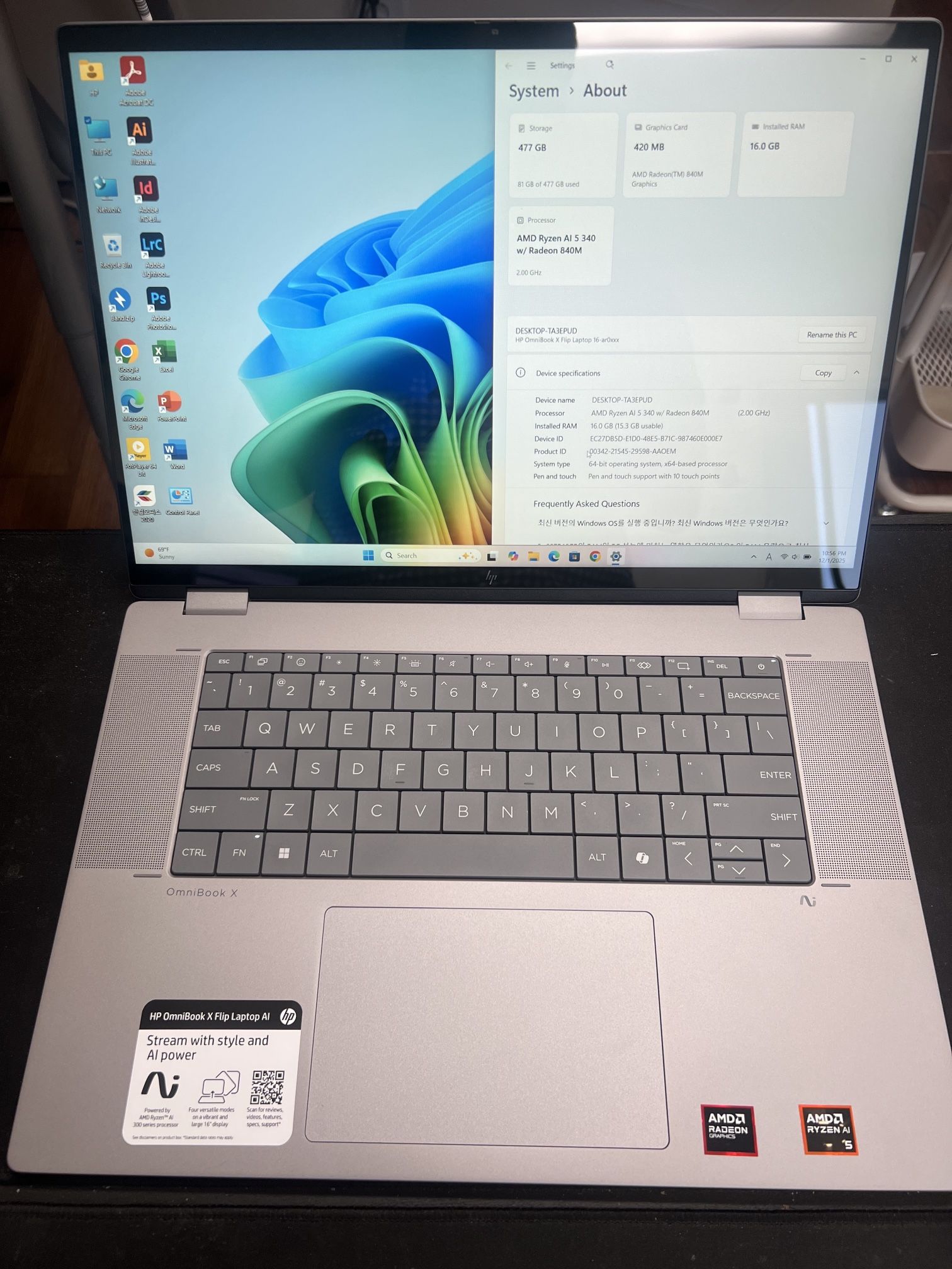 HP OmniBook X Flip 2-in-1 16inch