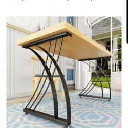 Black Metal Modern Look Desk/Table Legs