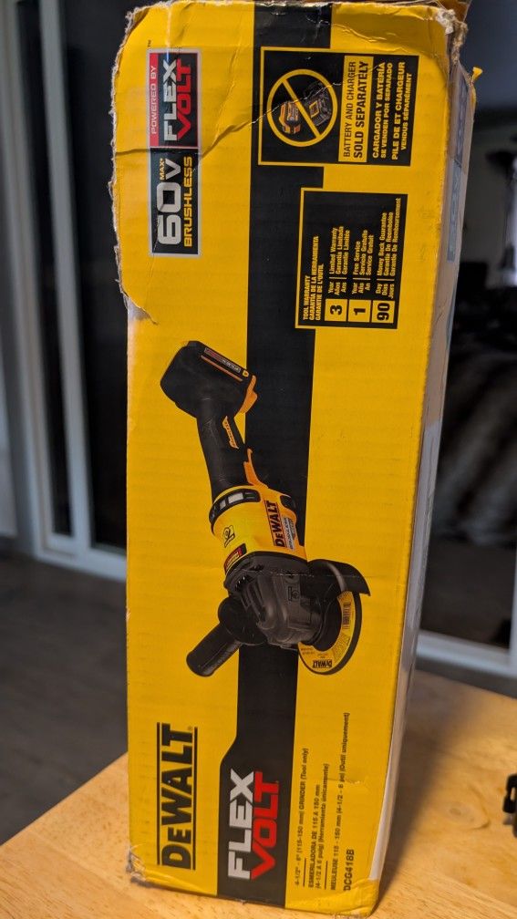 Dewalt Flex Volt grinder 60V - DCG418B