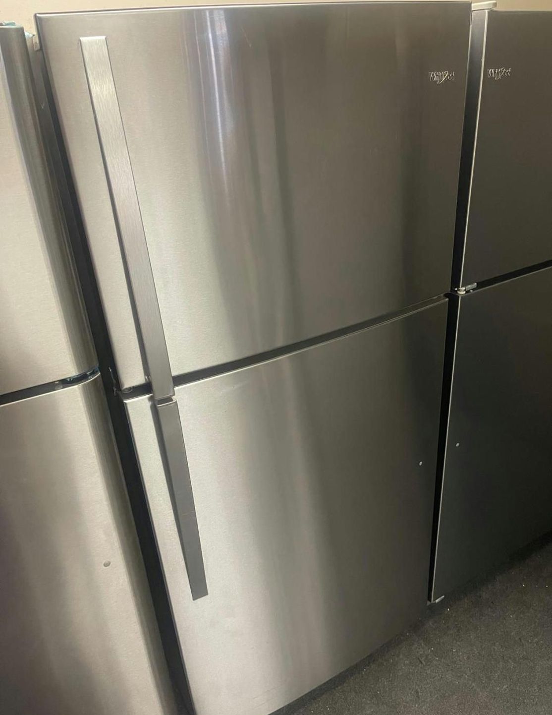 Whirlpool Top Mount Refrigerator Stainless Steel