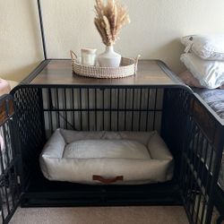 Dog Cage Crate Furniture Looking 