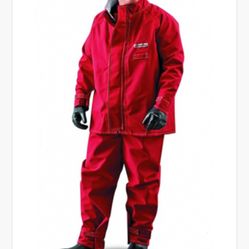 Red Polyester Chemical Jacket