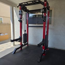 Vesta Pro Series 2in1 Squat Rack | Functional Trainer | 400lb Weight Stack | Commercial Grade | Gym Equipment | FREE DELIVERY🚚 🔴