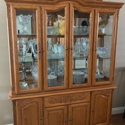 Oak China Cabinet