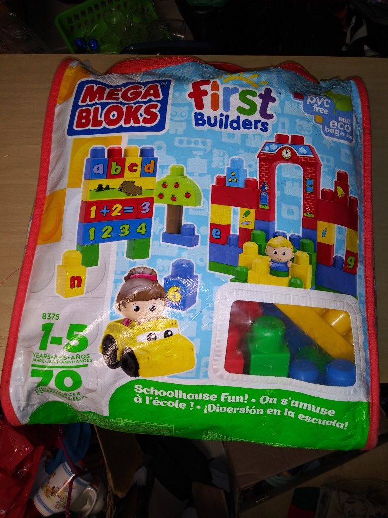 Mega blocks big building bag kids toys