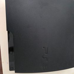 PS3 With Cables, 1 Controller And 5 Games