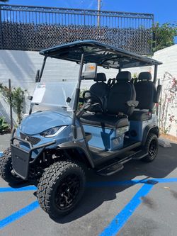 2027 Activ EV Pulse by Bintelli 4-Forward Lifted Street Legal LSV NEV Golf Cart ANVIL BLUE