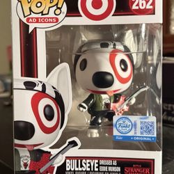 Target dog dressed as eddie munson funko pop 