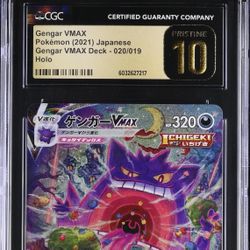 CGC GRADED POKÉMON Gengar Vmax Pokemon 