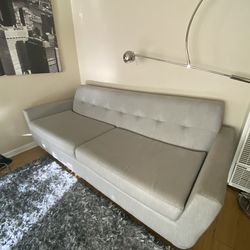 A stylish designer sofa Joybird Hughes Sleeper Sofa