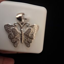 Dije De Mariposa  Plata 925