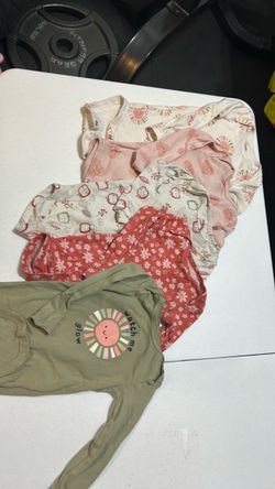 Baby Girl Onesie Bundle – 4 Pieces-18 months