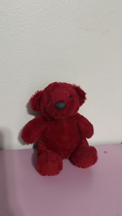 Red teddy bear plush
