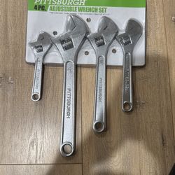 Brand New Wrench Set 6”8”10”12”