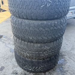 (4) Used 315-70-17 BfGoodrich KO2 All Terrain Tires $280 Installed