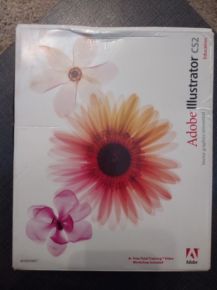 Adobe Illustrator CS2 Program, Manual, CD, Serial Number