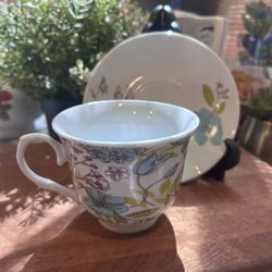Bentley’s Floral Porcelain Cup & Saucer