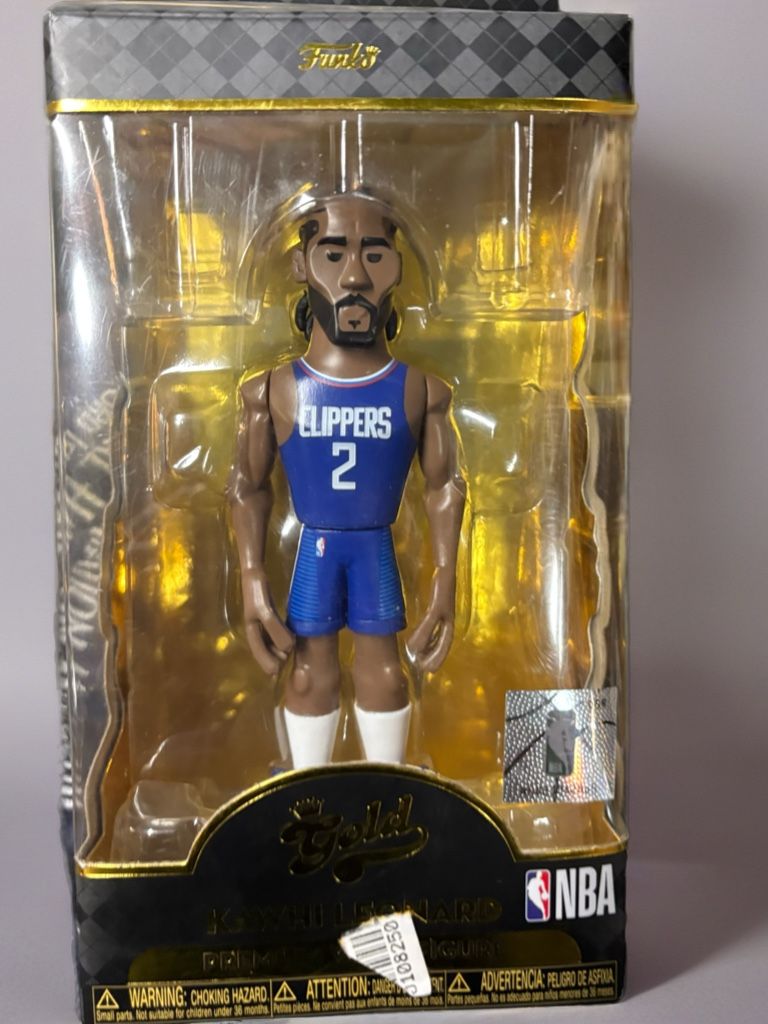 Kawhi Leonard 5” Funko Gold #2 NBA Los Angeles Clippers
