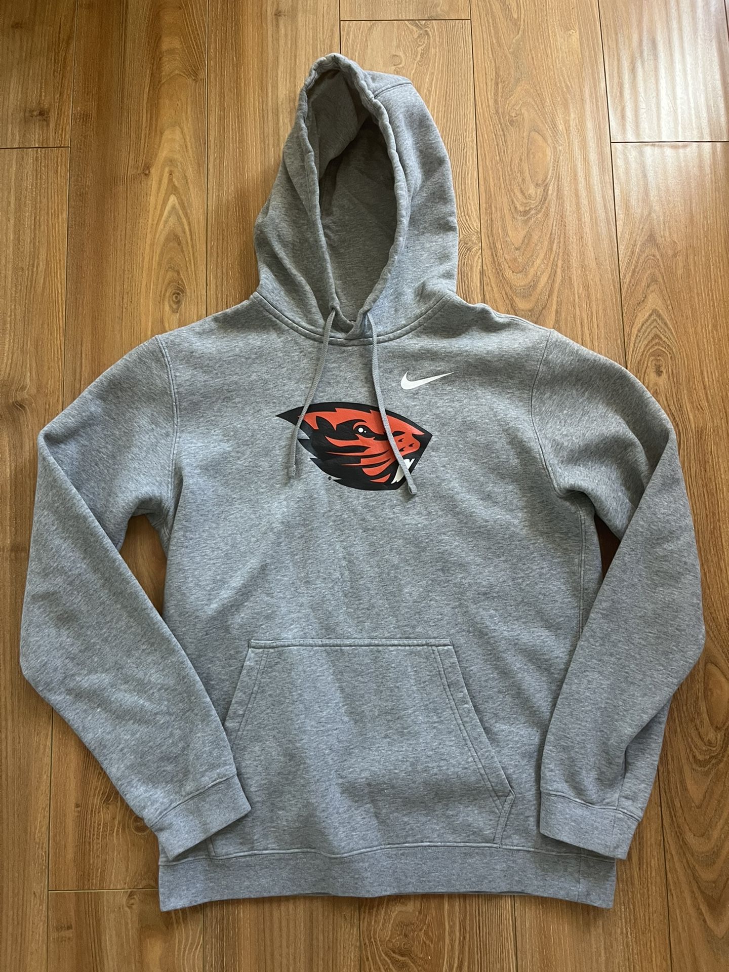Nike Oregon State Beavers Mens Size Large Gray Hoodie Pullover Sweatshirt